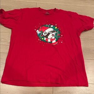 Festive Red Men's Short Sleeve Tee